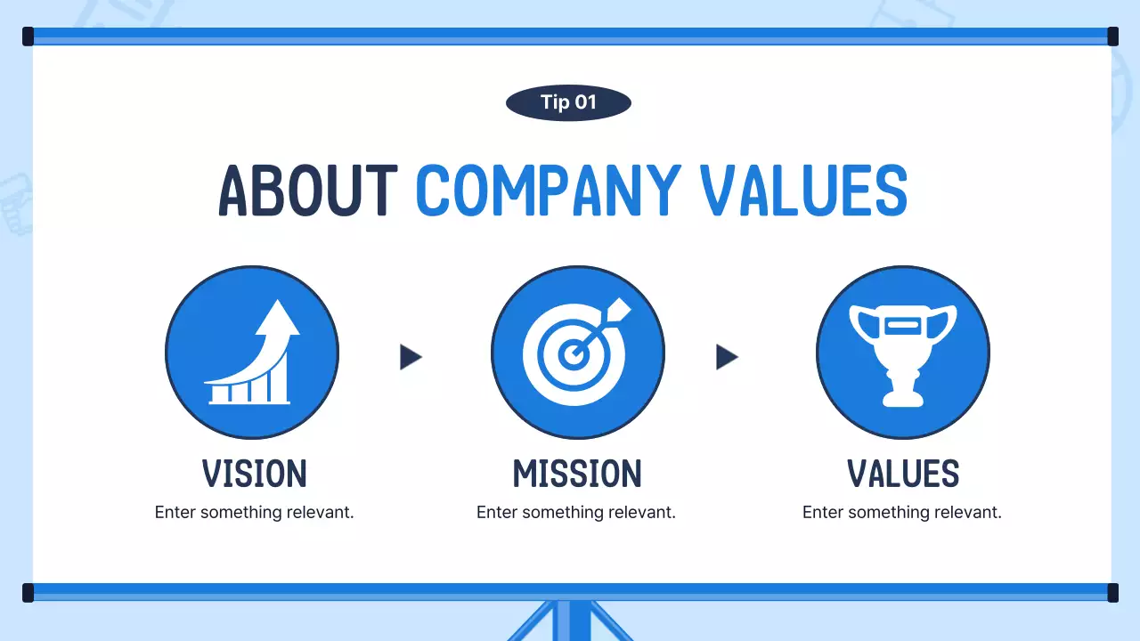 Blue Simple Office Guide Presentation