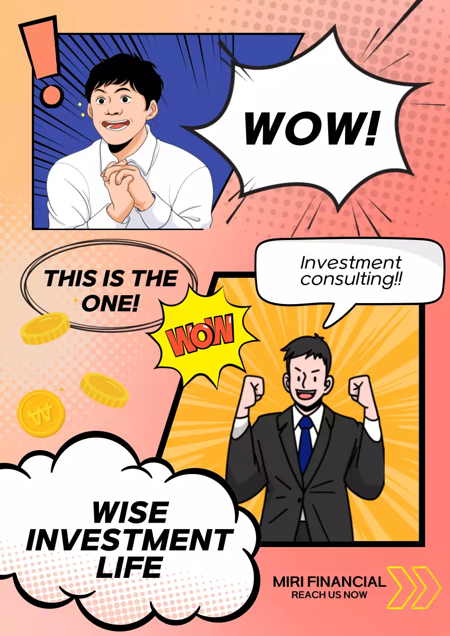 Pink Comic Investment Promotion Poster