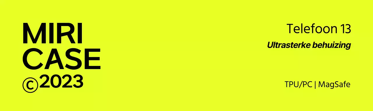 Fluorescerende limoengroene productkop met merknaam