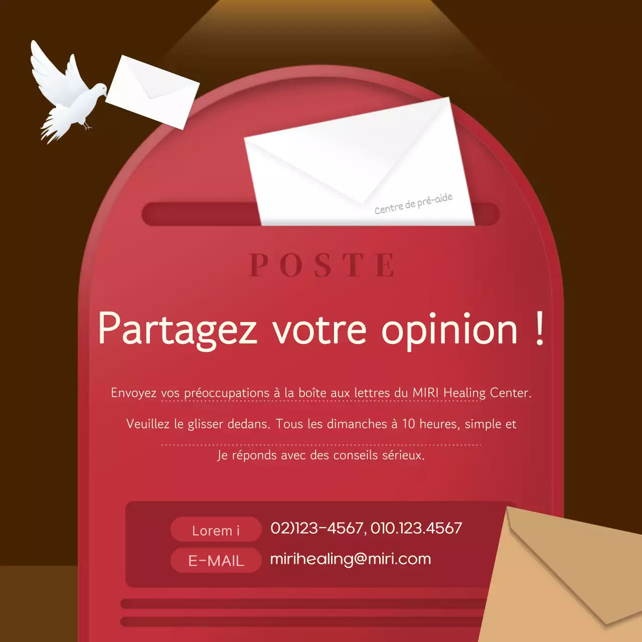 Promouvoir une ligne de conseil simple, brune et beige