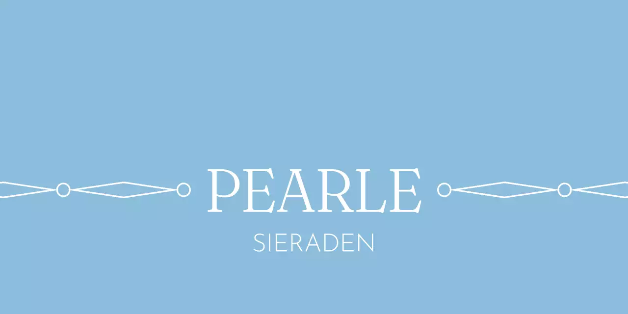 Lichtblauwe productkop van het juwelenmerk