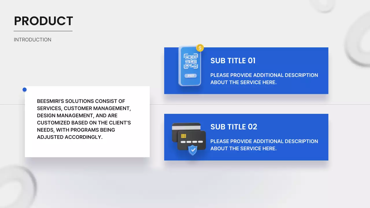 블루 모던 회사 보고서 문서 프레젠테이션