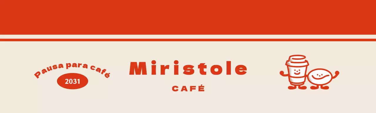 Um taco de urze de merchandise de café com uma personagem bonita em vermelho