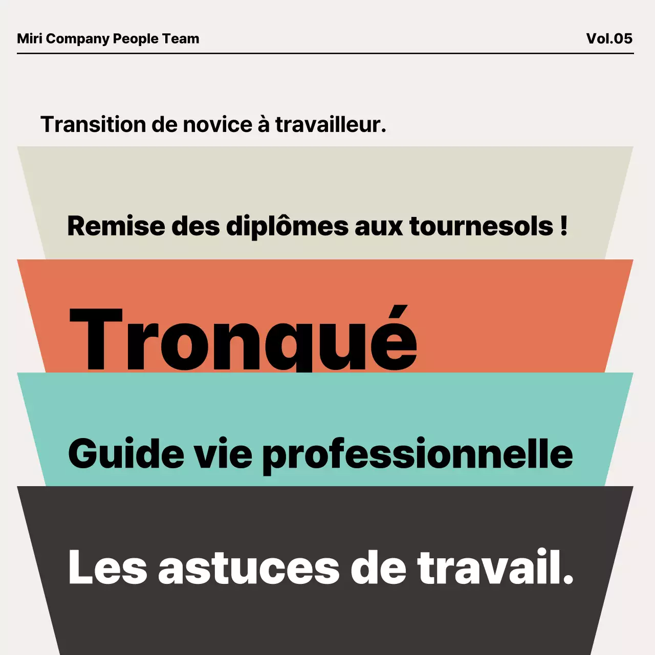 Matériel moderne d'accueil des nouveaux employés en orange et menthe