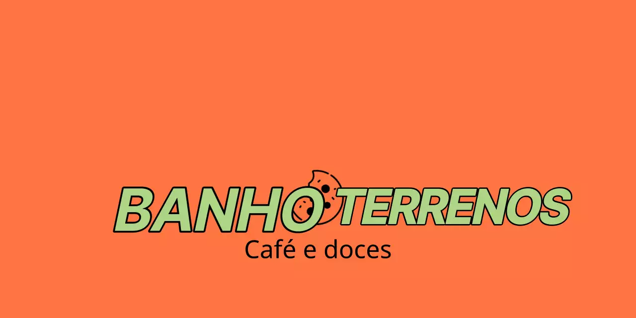 Tachinha de cabeçalho para embalagem de bolachas de padaria e café laranja e chartreuse
