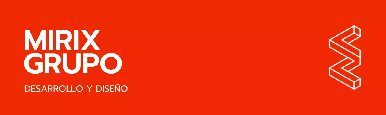 Etiqueta de cabecera roja para el kit de bienvenida de la empresa