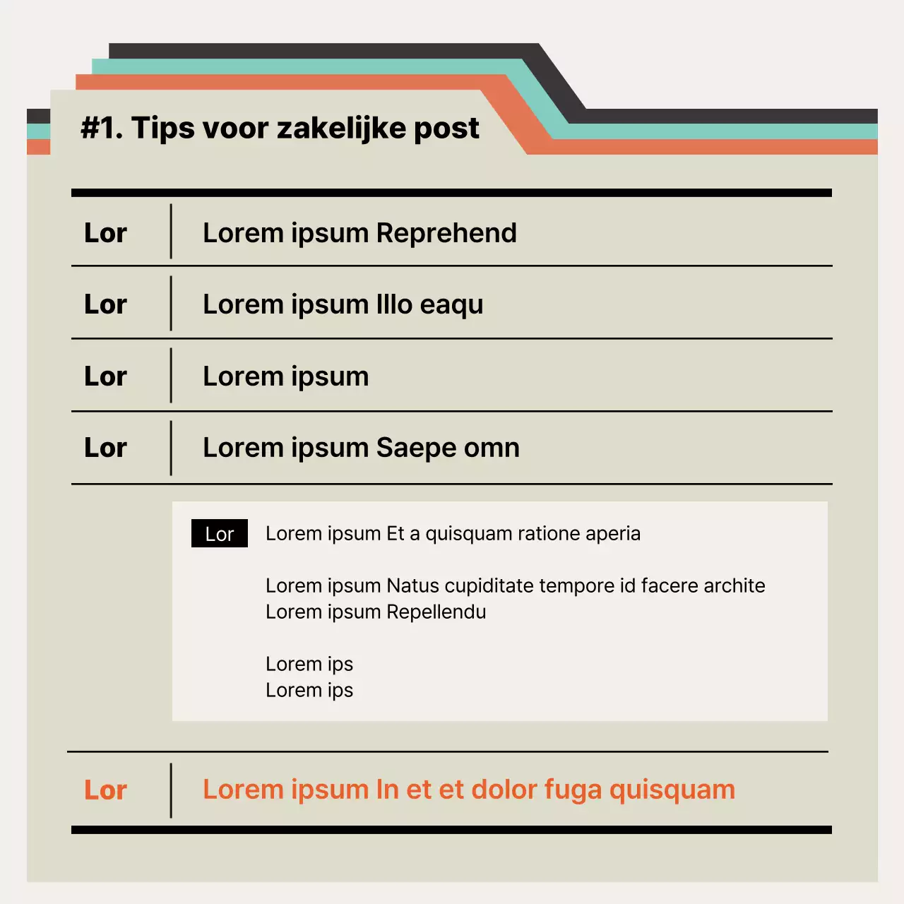 Modern introductiemateriaal voor nieuwe werknemers in oranje en mintgroen