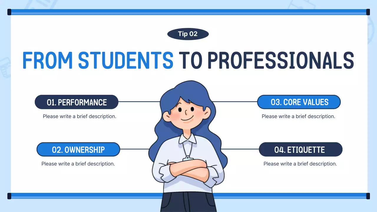 Blue Simple Office Guide Presentation