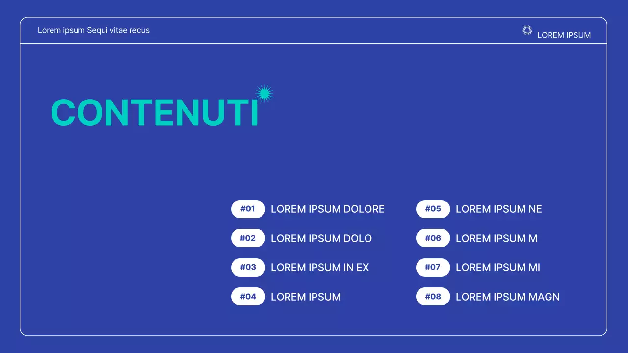 Un semplice rapporto sulle tendenze di marketing in blu navy e menta