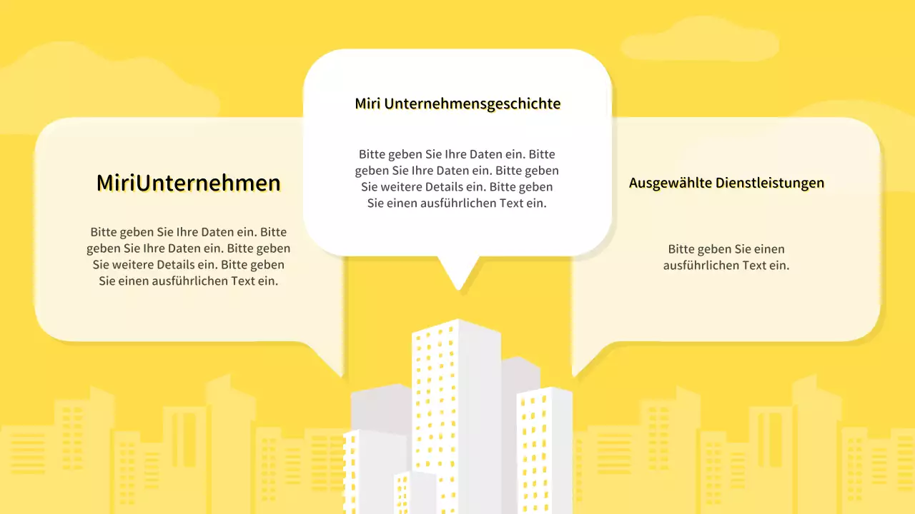 Einfacher IT-Scorecard-Bericht mit gelbem Hintergrund