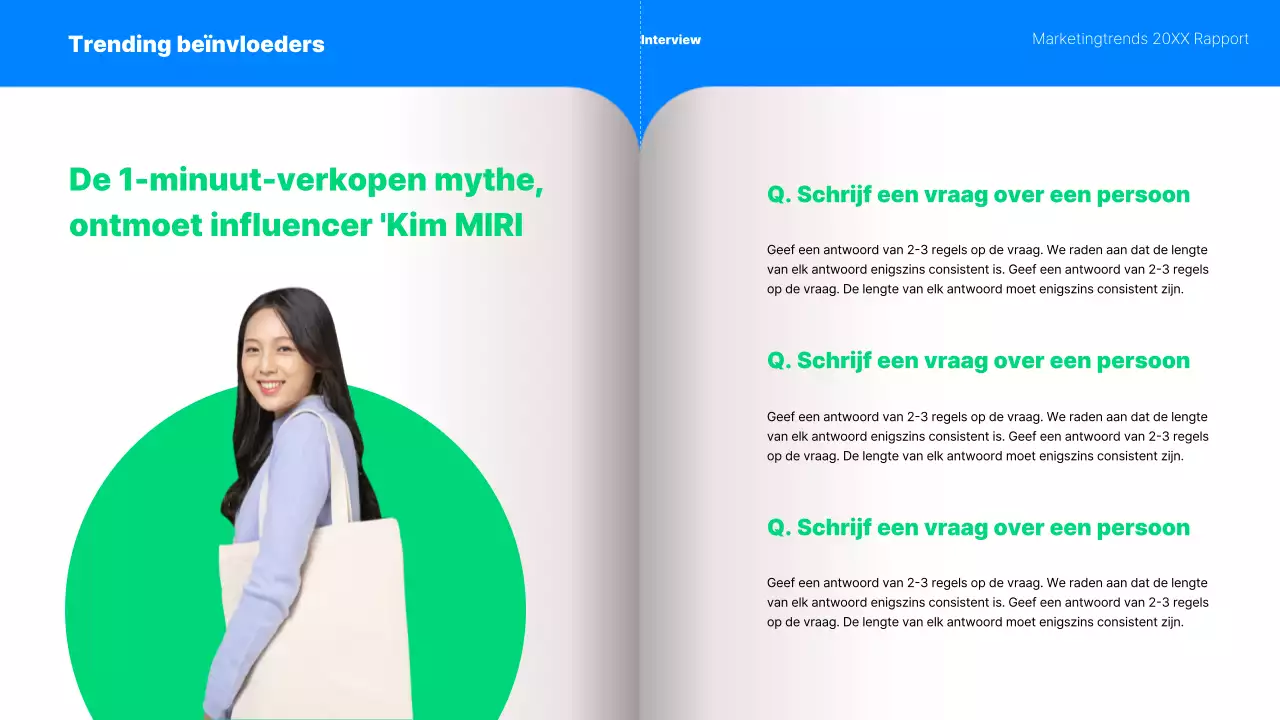 Kitscherig Generation MZ marketingtrendsrapport in blauw en mint