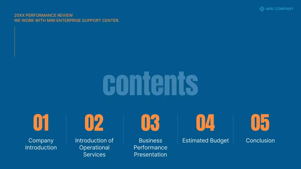 Blue Modern Annual Report Document Presentation