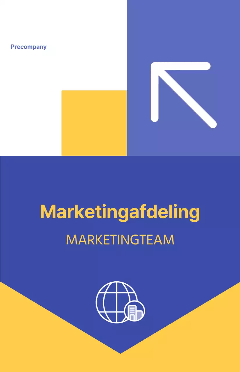 Introduceer de afdelingen van je bedrijf met kleurrijke en unieke concepten