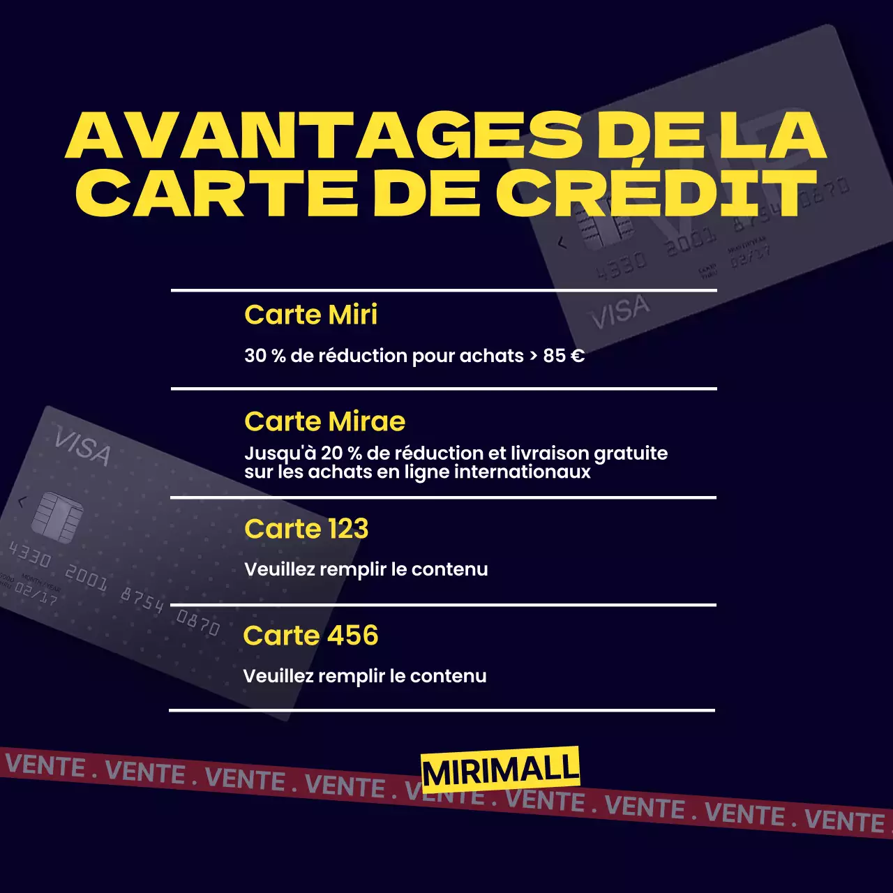 Des publicités tendance pour le Black Friday en noir et rouge