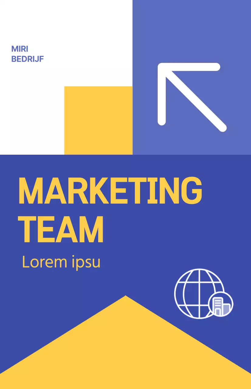 Introduceer de afdelingen van je bedrijf met kleurrijke en unieke concepten