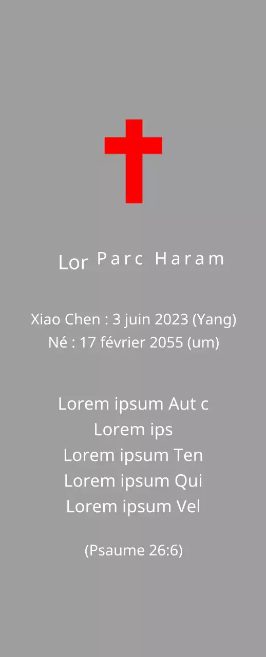 Plaques funéraires de conception chrétienne ou catholique avec versets bibliques