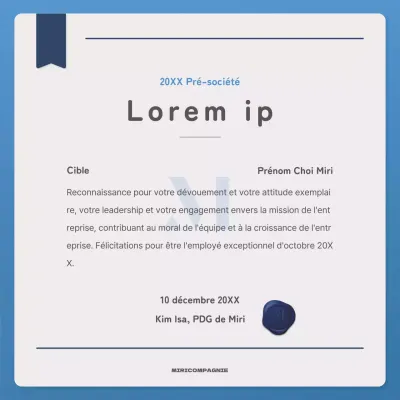 Un simple poste d'inscription bleu et bleu marine