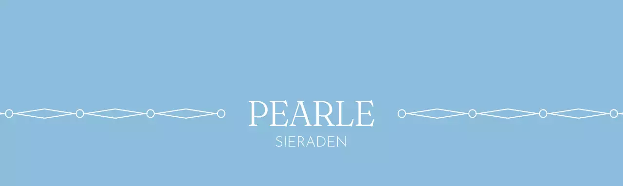 Lichtblauwe productkop van het juwelenmerk