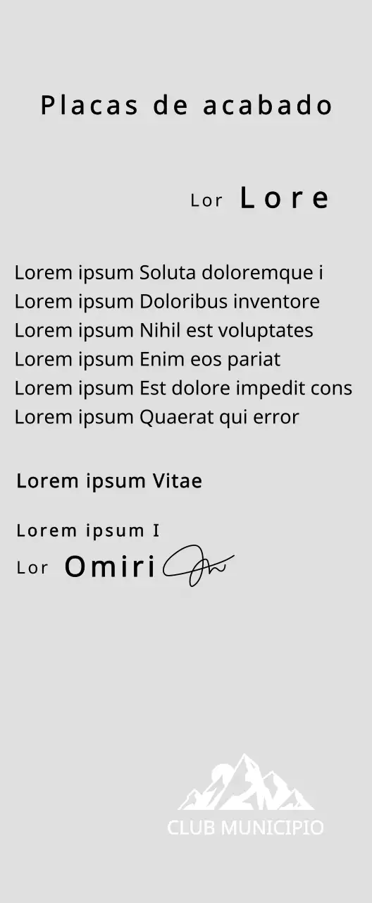 Placa de finisher de club de montaña con logotipo del club concepto con ilustración de montaña verde