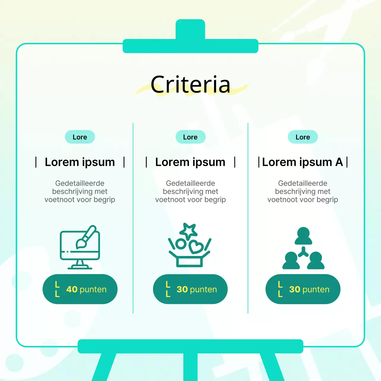 Promoot Mint's kitscherige karakterwedstrijd