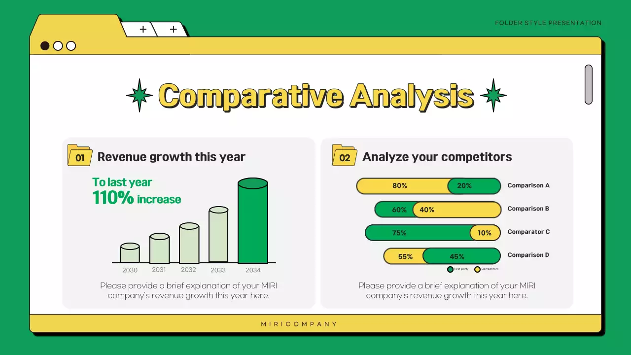 그린 미니멀 비즈니스 프레젠테이션