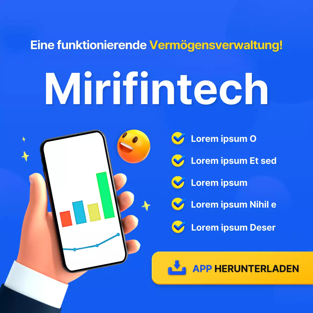 Promote Blue's einfache App zur Verwaltung von Kreditpunkten