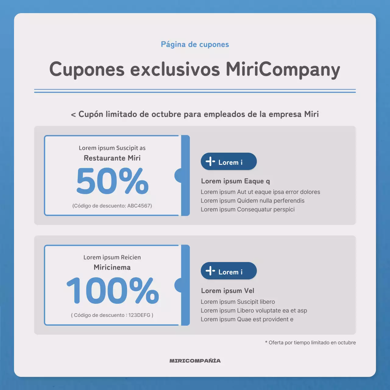 Una carta sencilla en azul y azul marino boletín correo