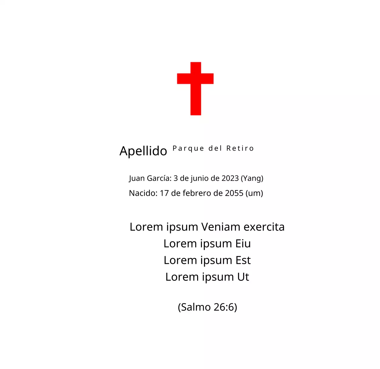 Placas funerarias de concepto cristiano o católico con versículos bíblicos
