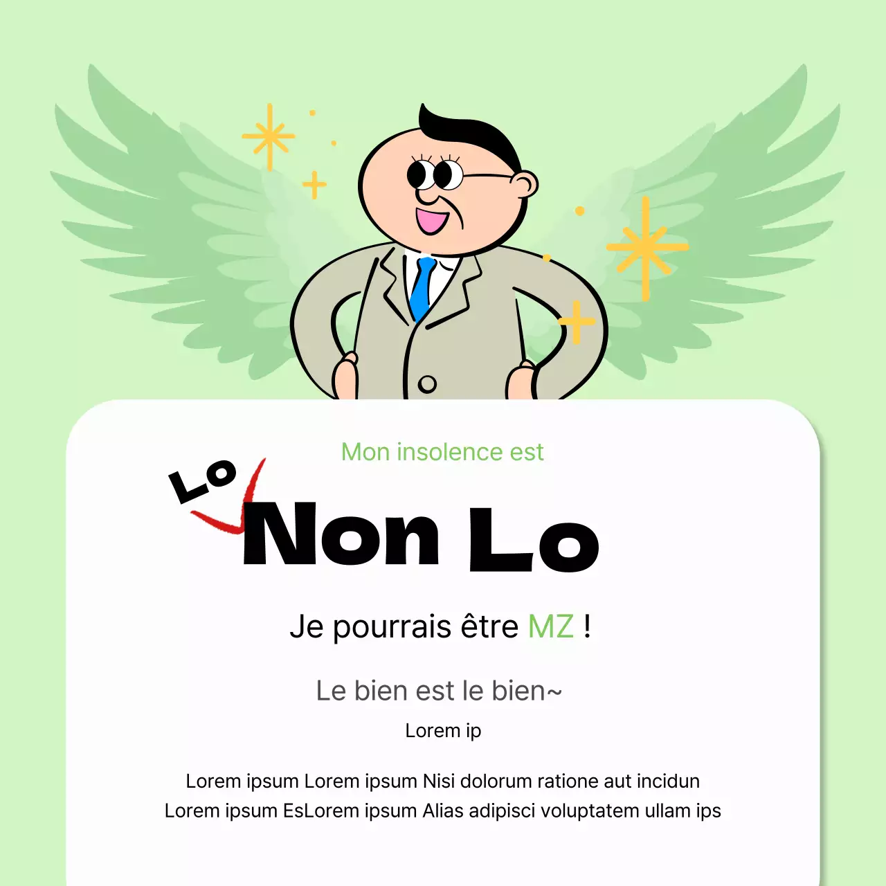 Promouvoir le test du niveau de gag en rouge et noir