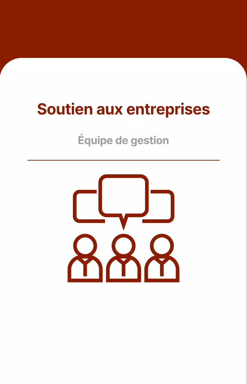 Rouge Introduire un département d'entreprise avec un concept audacieux