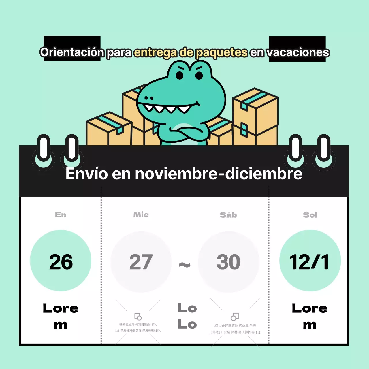 Anuncios de Argo, un personaje kitsch con fondo de menta