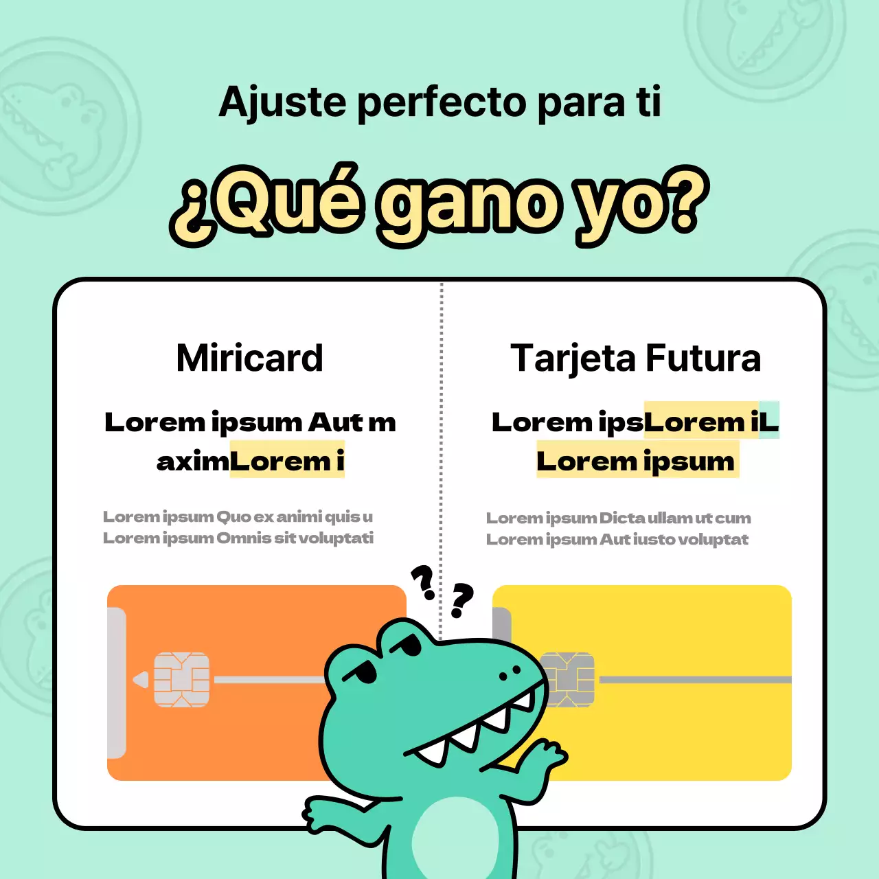 Anuncios de Argo, un personaje kitsch con fondo de menta