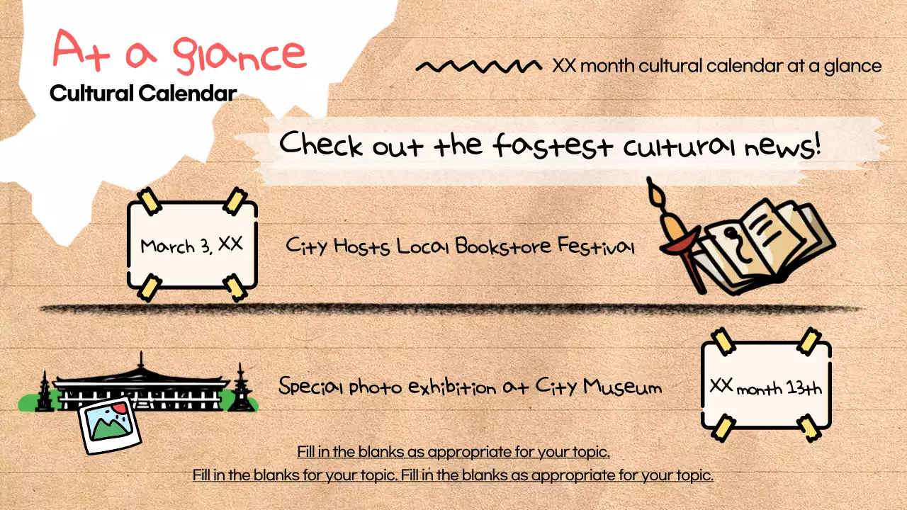 Beige Retro Tourism Newsletter Presentation