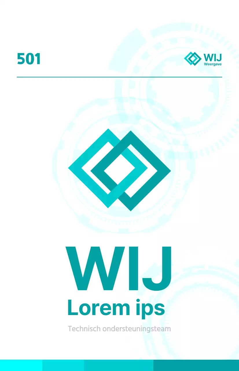 Heldere, bedrijfsaankondiging met machineafbeeldingen