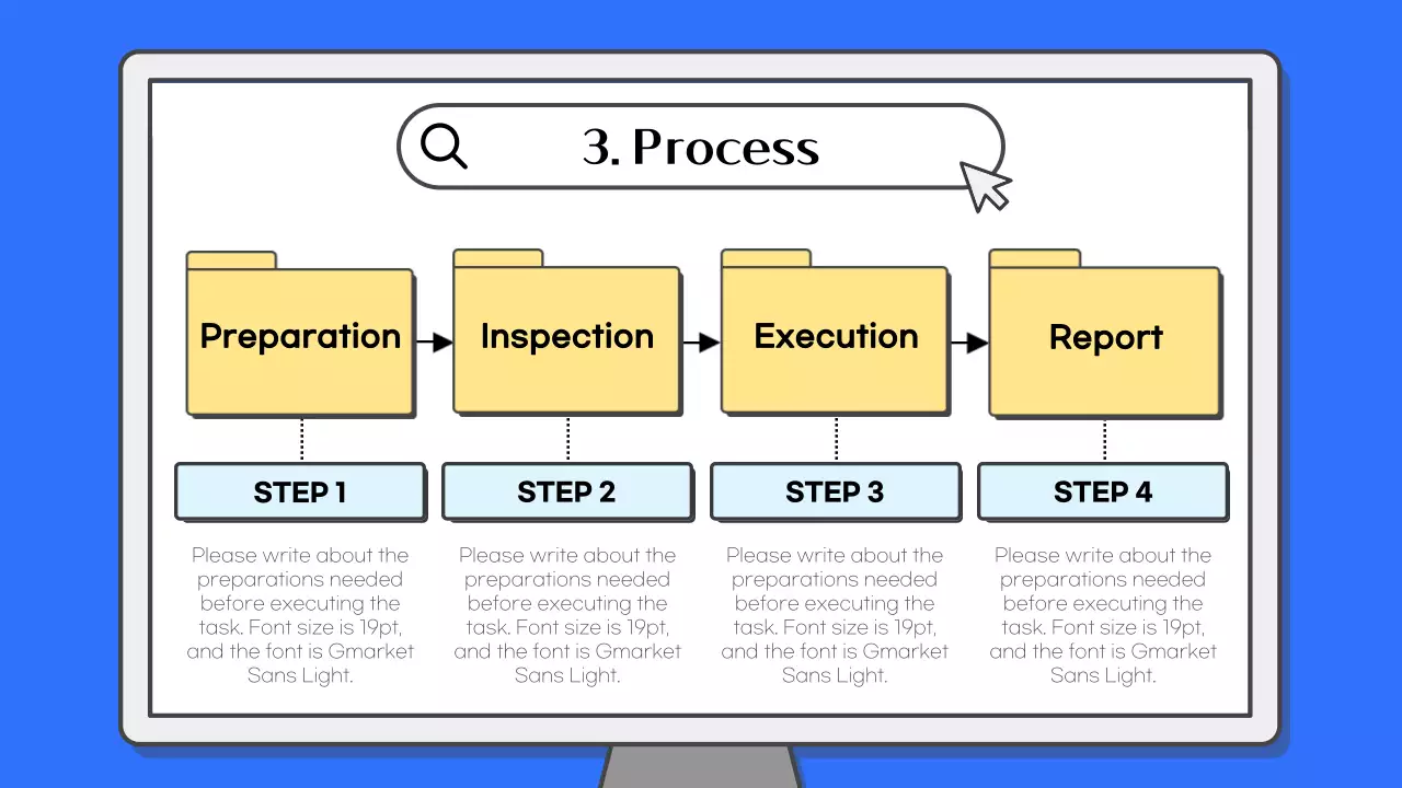 블루 심플 비즈니스 템플릿 프레젠테이션