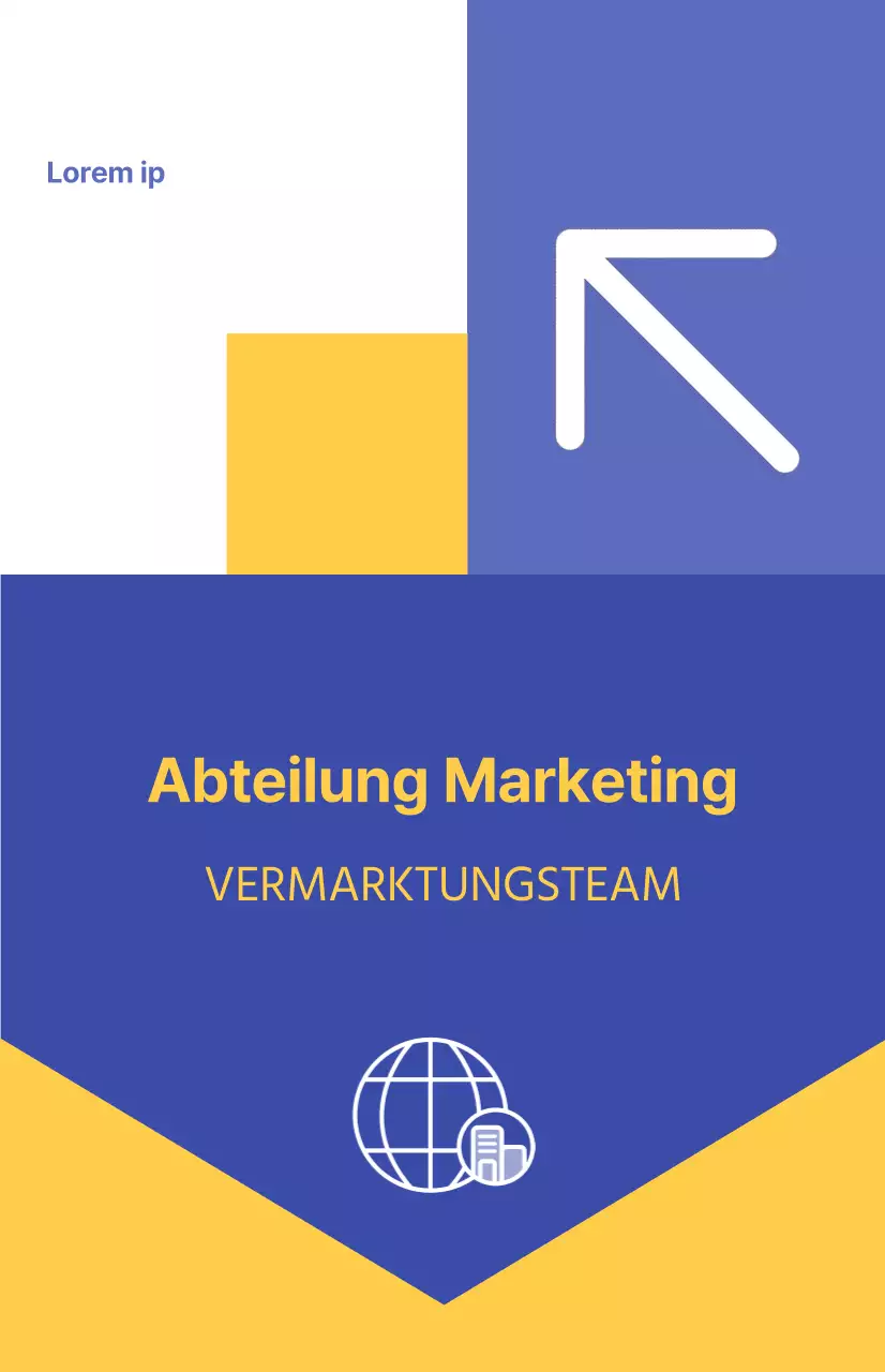 Stellen Sie die Abteilungen Ihres Unternehmens mit bunten und einzigartigen Konzepten vor