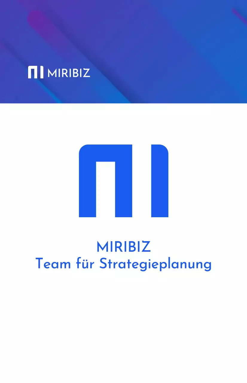 Hervorhebung eines klaren, einfachen Logos mit blauem und weißem Farbkontrast Über uns