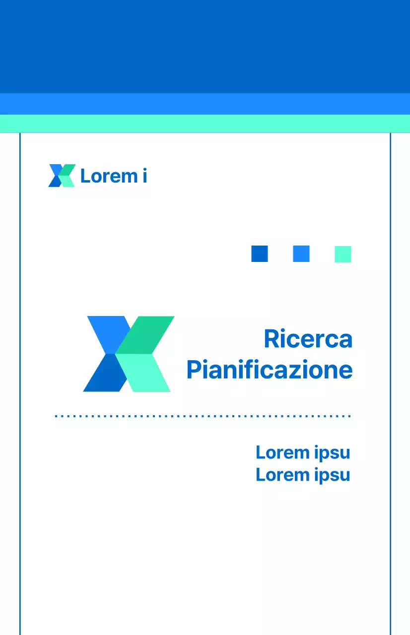 Blu Un concetto semplice per un'affiliazione aziendale affidabile