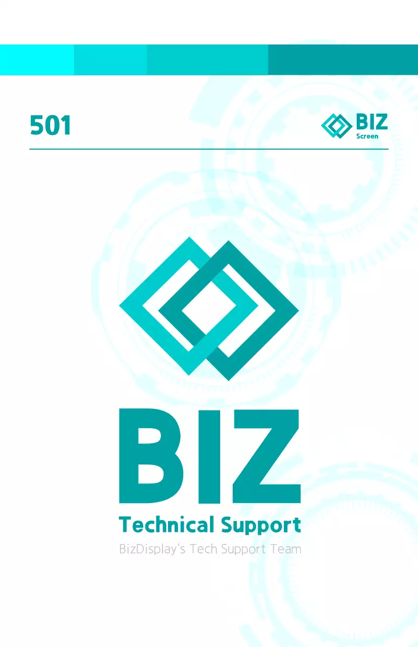 Guia empresarial de conceito brilhante com gráficos mecânicos
