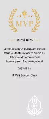 Lussuose targhe di campionato con allori e trofei in oro