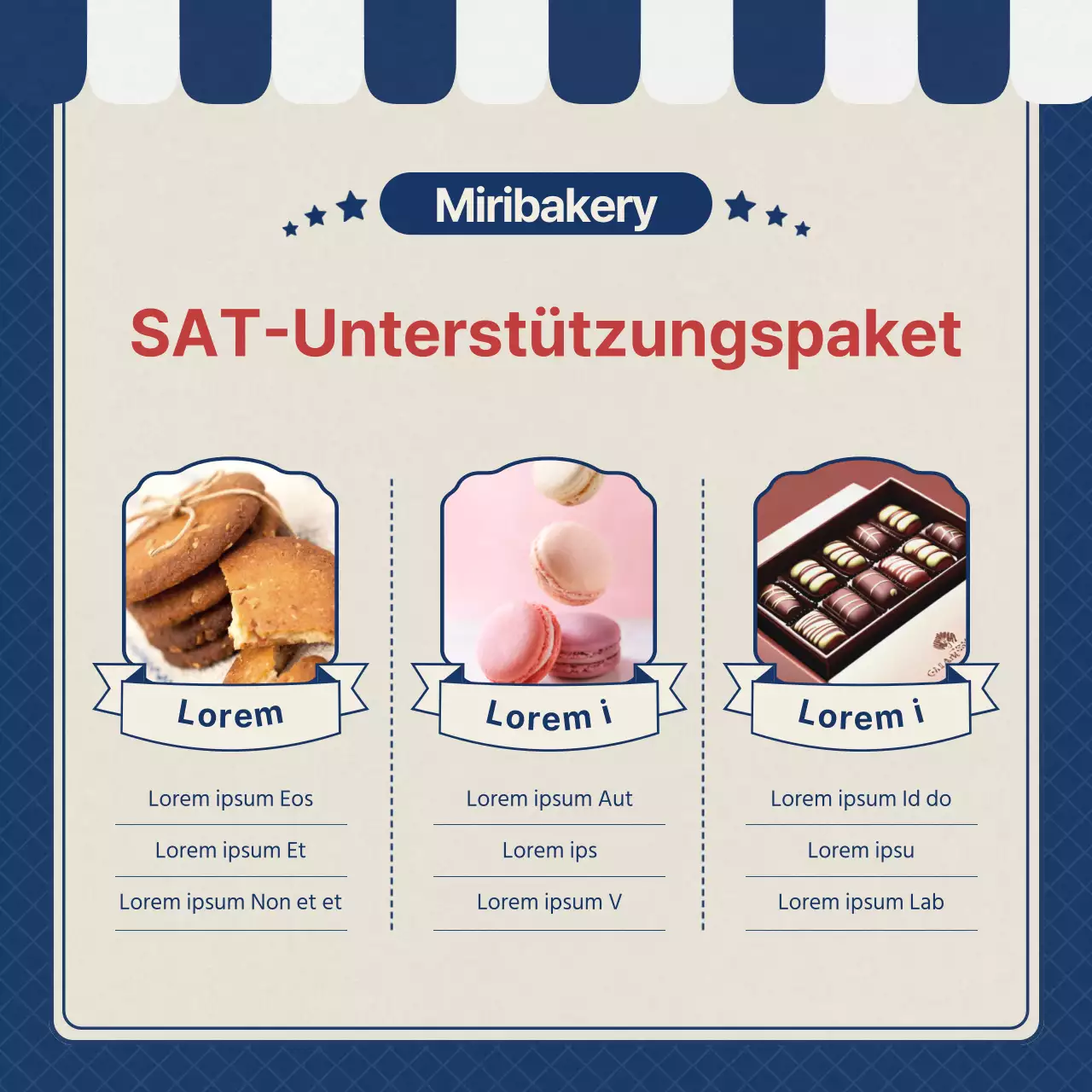 Werben Sie für eine marineblaue Retro-SATs-Cheerleading-Geschenkaktion