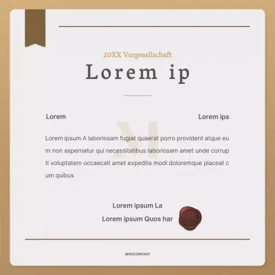 Ein einfaches Verzeichnis in Beige und Braun