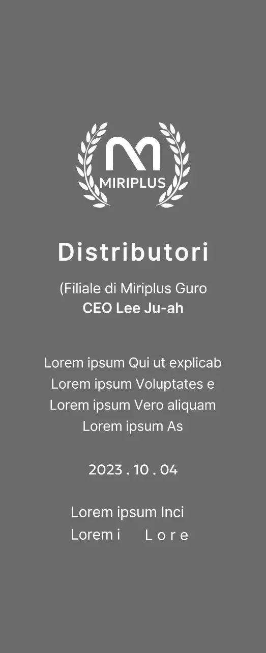 Targa di merito con logo del marchio e corona d'alloro nel concetto di Outstanding Dealer Award.