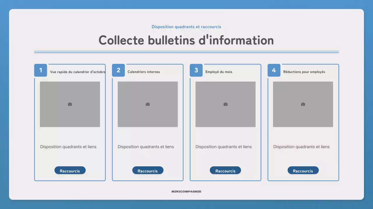 Faites la promotion de votre lettre d'information avec une lettre simple en bleu et bleu marine