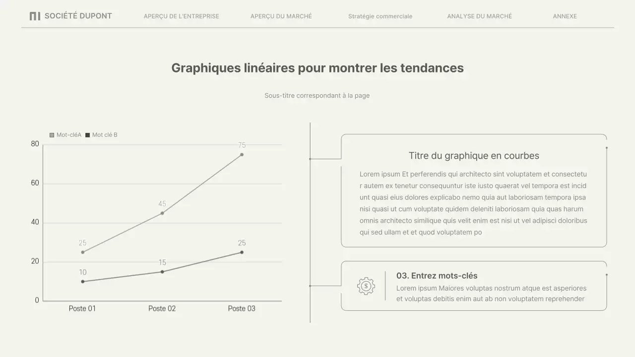 Rapports d'activité simples en beige