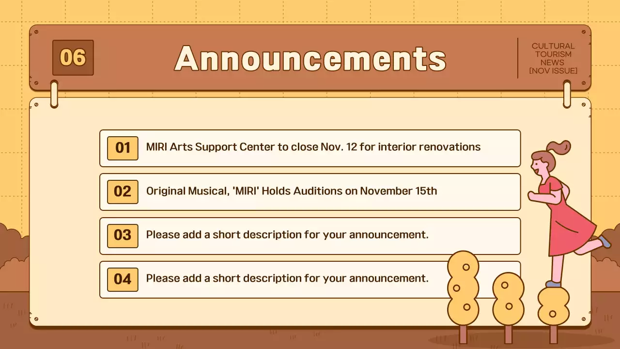 Beige Traditional Tourism Newsletter Presentation