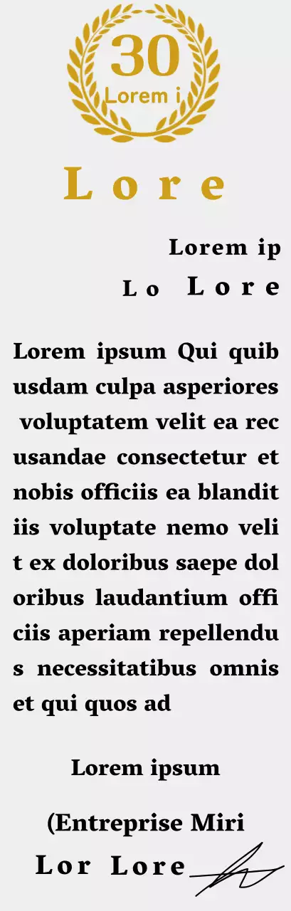 Plaque d'entreprise pour longs états de service avec symbole de laurier