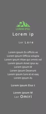 Placa de finisher de club de montaña con logotipo del club concepto con ilustración de montaña verde