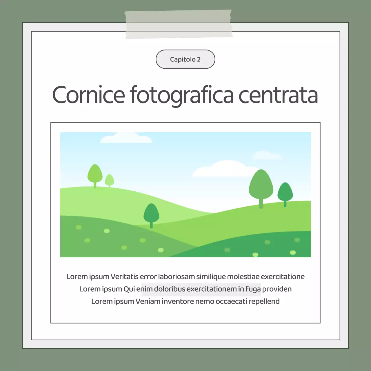 Un semplice elevator pitch aziendale in cachi e bianco