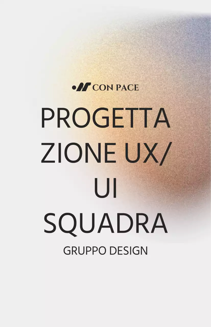 Semplice introduzione di reparto con illustrazione di rumore a colori su sfondo bianco sporco